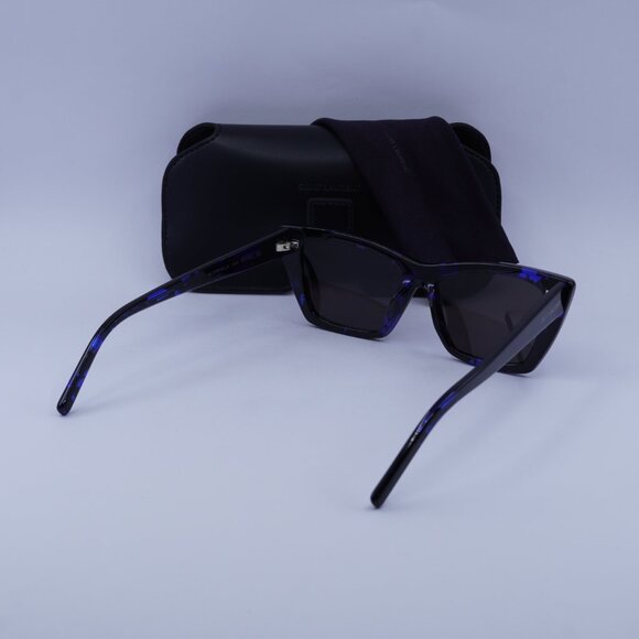 Saint Laurent SL 276 MICA 009 Sunglasses - Blue Havana/Black main image 11